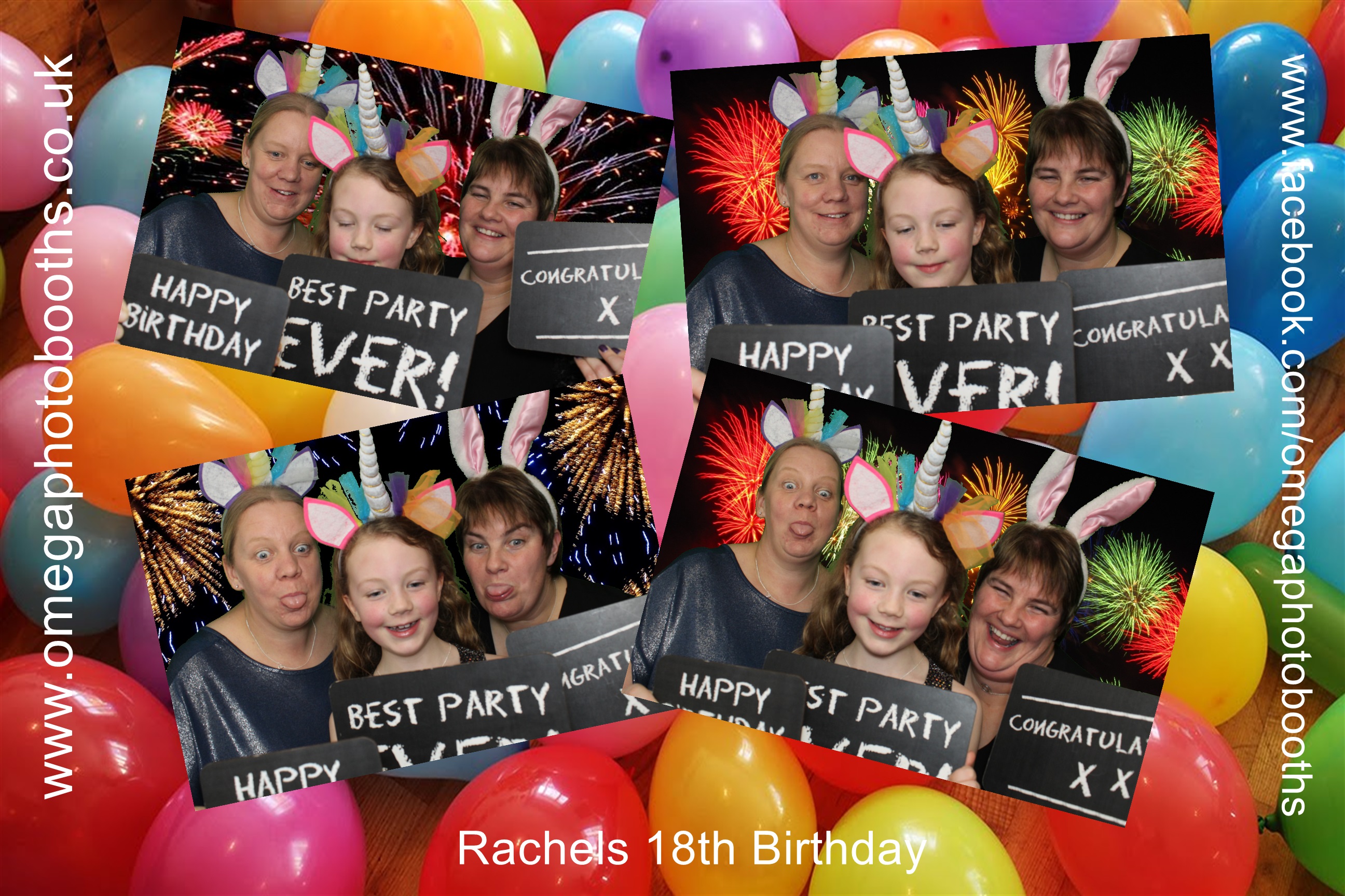 Rachel's 18th birthday and family Christmas get together | View more photos from the event at gallery.omegaphotobooths.co.uk/u/Omega-Photobooths/Rachels-18th-birthday-and-family-Christmas-get-together
